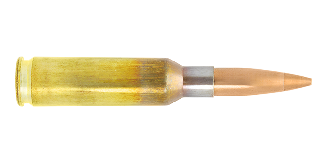 6.5x47 Lapua with the 8.8 g (136 gr) Scenar-L open tip match cartridge