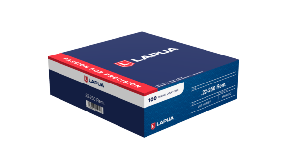 Lapua case box 100 pcs 22-250 Rem 4PH5001C