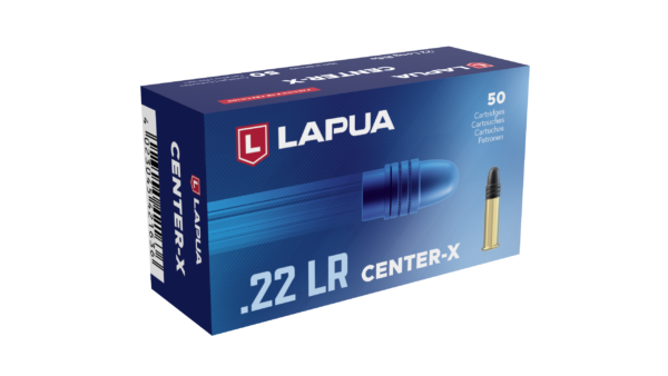 Lapua Center-X .22 lr rimfire cartridge box