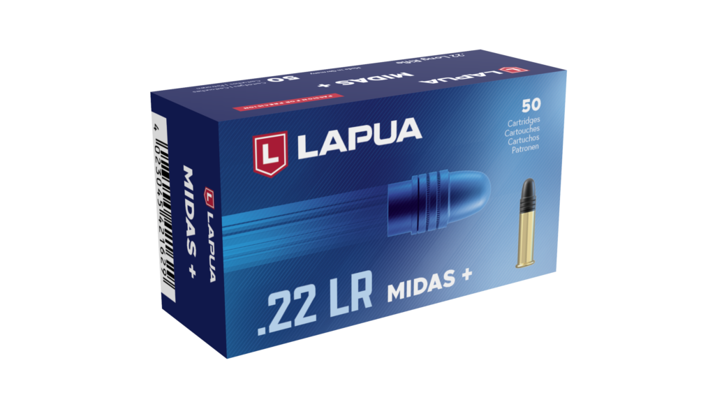 Lapua Midas+ rimfire cartridge box