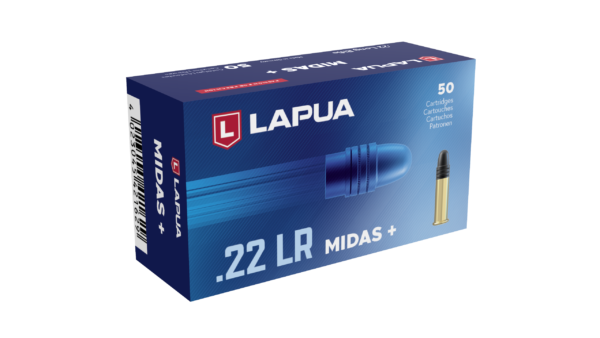 Lapua Midas+ rimfire cartridge box