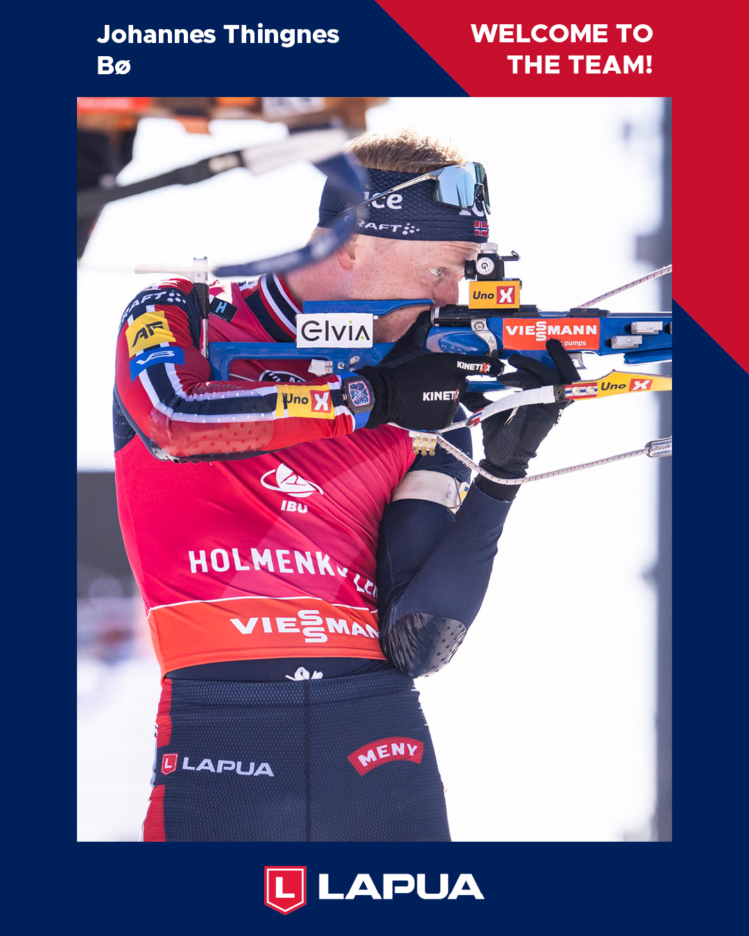 Partnership with legendary biathlete Johannes Thingnes Bø
