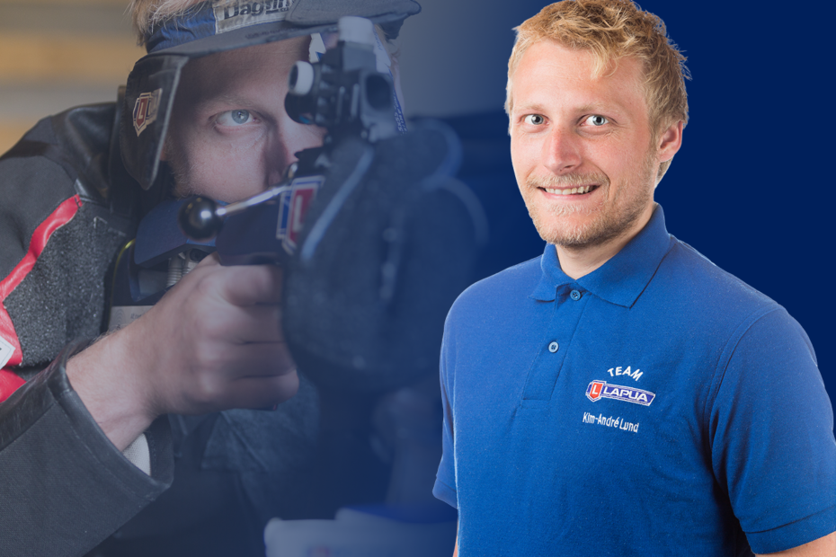 Kim‑André Aannestad Lund aiming in competition after setting a new Norwegian record using Lapua 6.5x55 SE ScenarL ammunition.