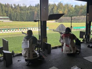 Athletes competing at the 2026 25m/300m Lapua European Cup Final in Thun, Switzerland, where Europe's top pistol and rifle shooters showcased exceptional precision and consistency.