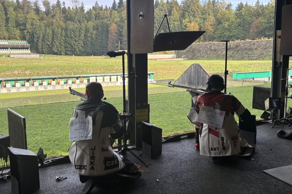 Athletes competing at the 2026 25m/300m Lapua European Cup Final in Thun, Switzerland, where Europe's top pistol and rifle shooters showcased exceptional precision and consistency.